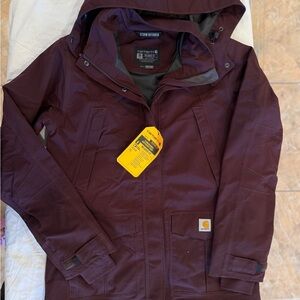 Carhartt Maroon Storm Defender Jacket
